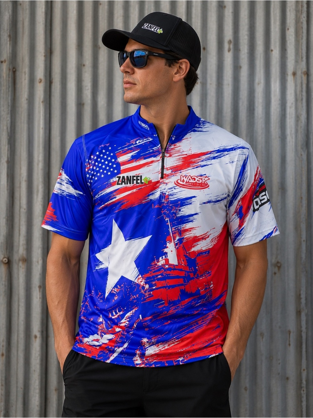 Ultimate team gear mens jersey Blue/Red Medium New